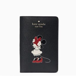 NEW Kate Spade x Disney Minnie Mouse Passport Holder